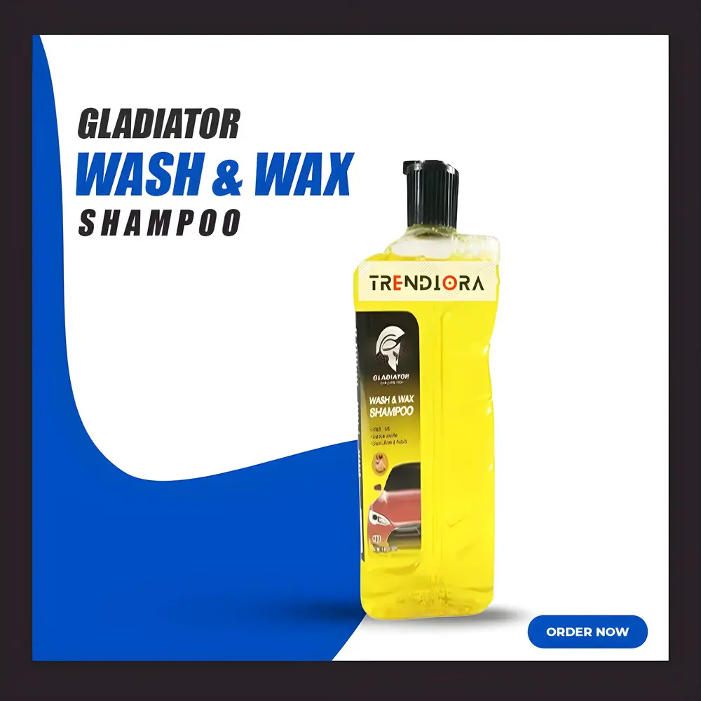 Gladiator Wash And Wax shampoo