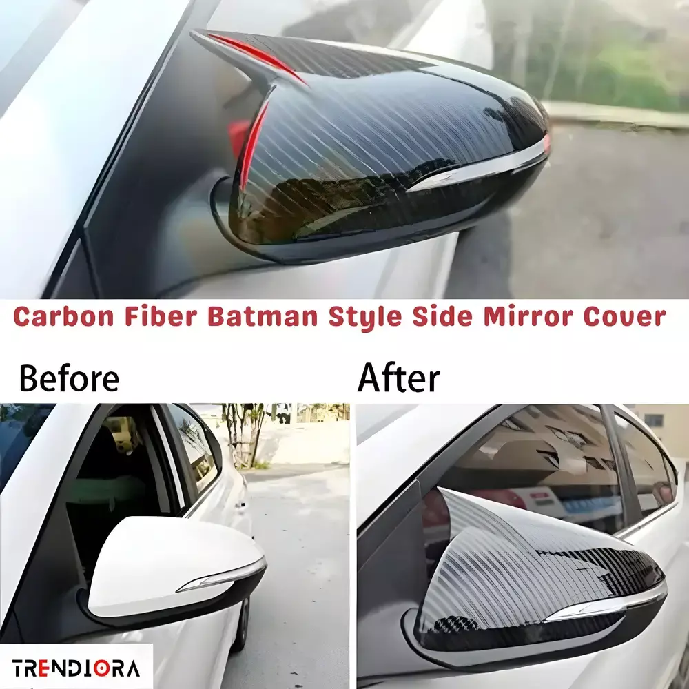 Carbon Fiber Batman style Mirror Covers