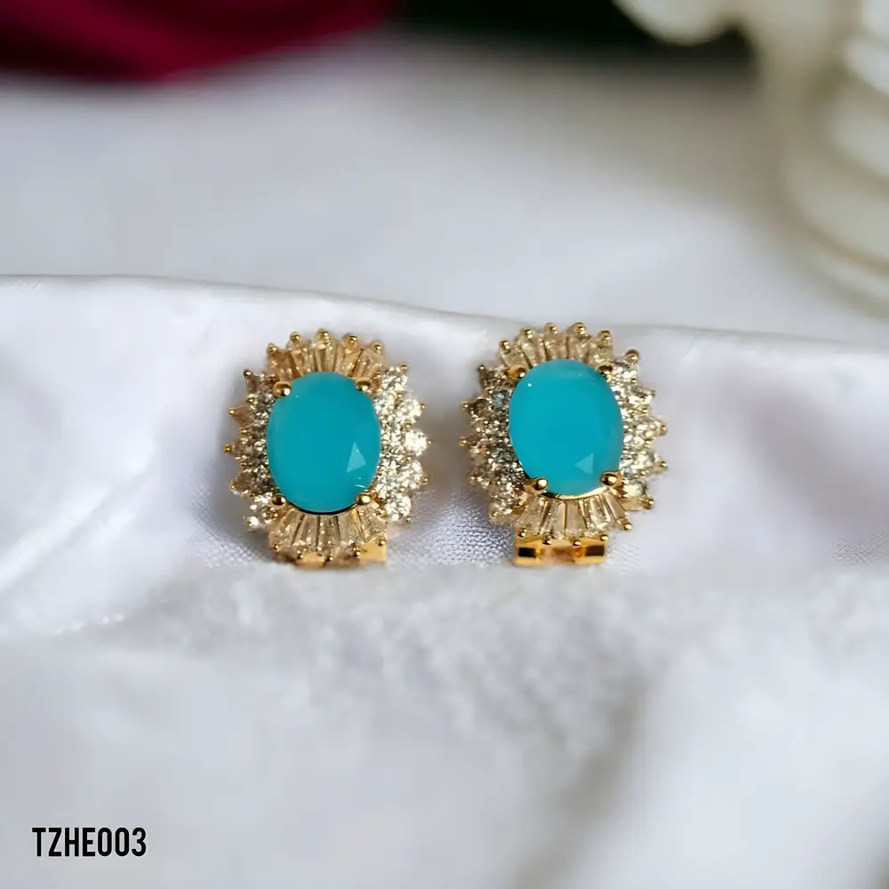 Zircon Studded Earring - TZHE003