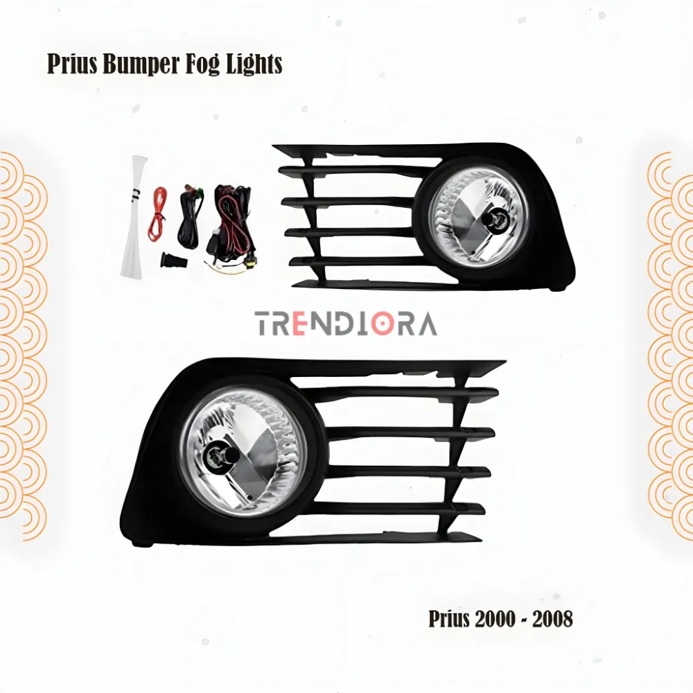 Toyota Prius Fog Lamps Bumper Light - Model 2000-2008