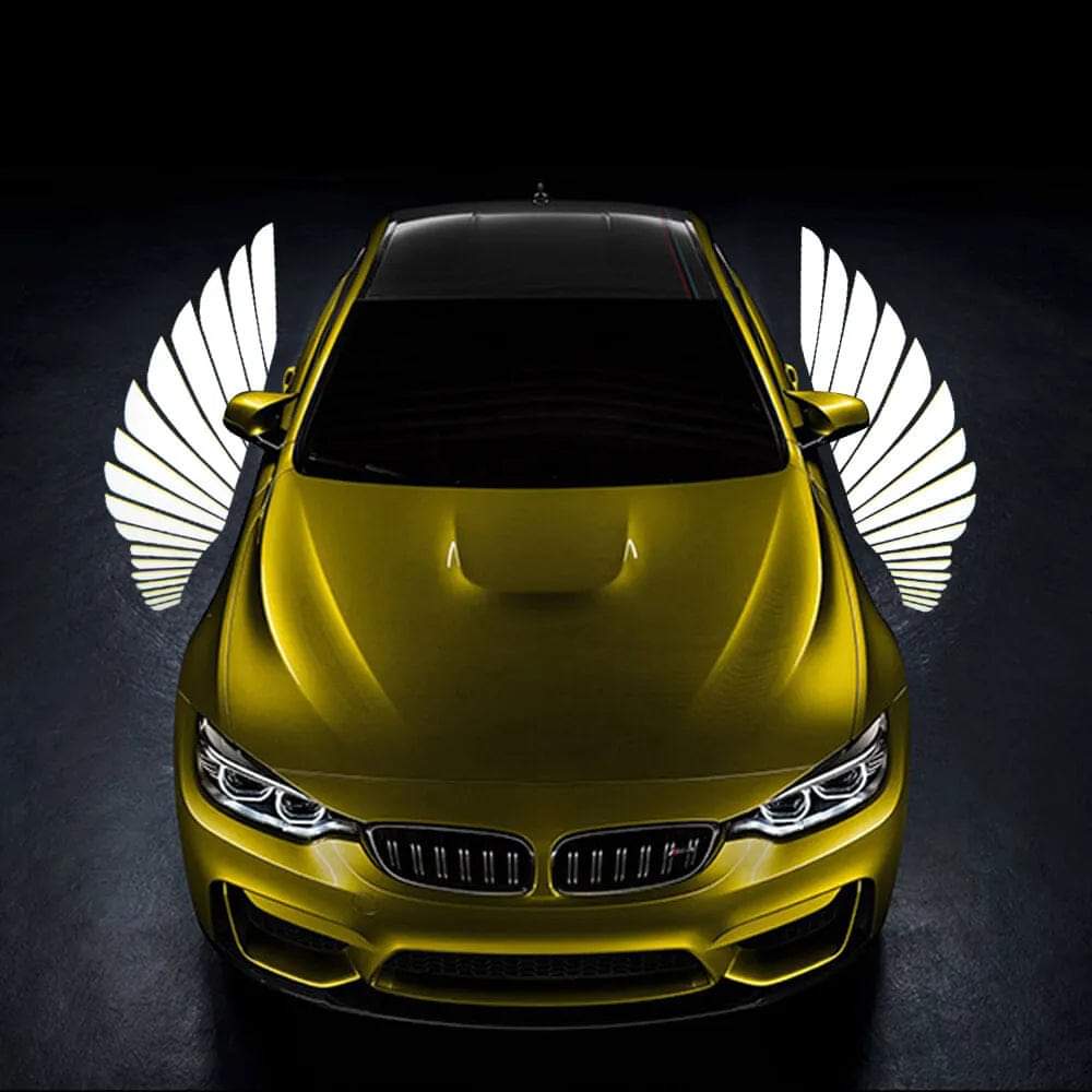 Universal Rearview Mirror Side Led Angel Wing Dynamic Light