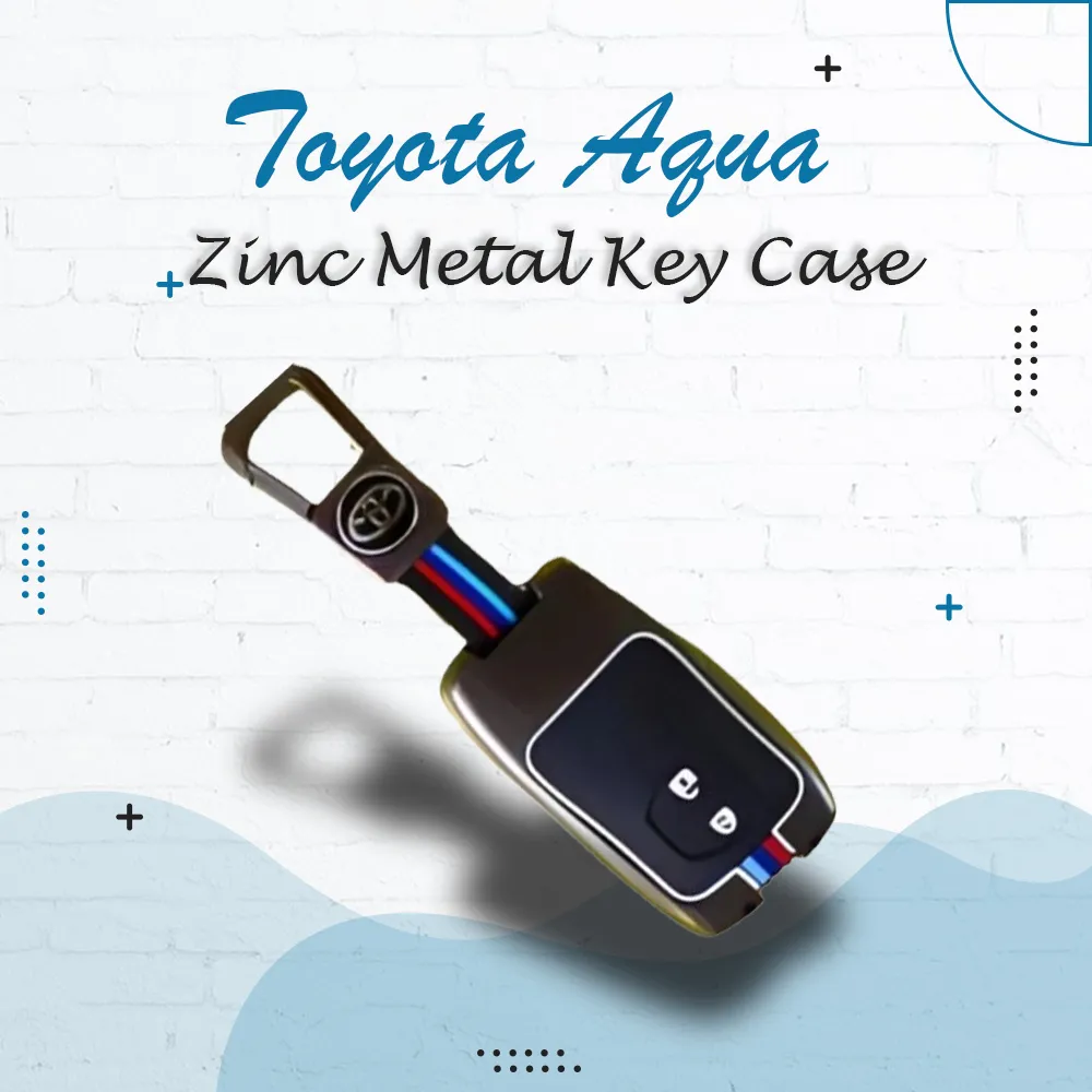 Toyota Aqua Zinc Alloy Metal Key Fob