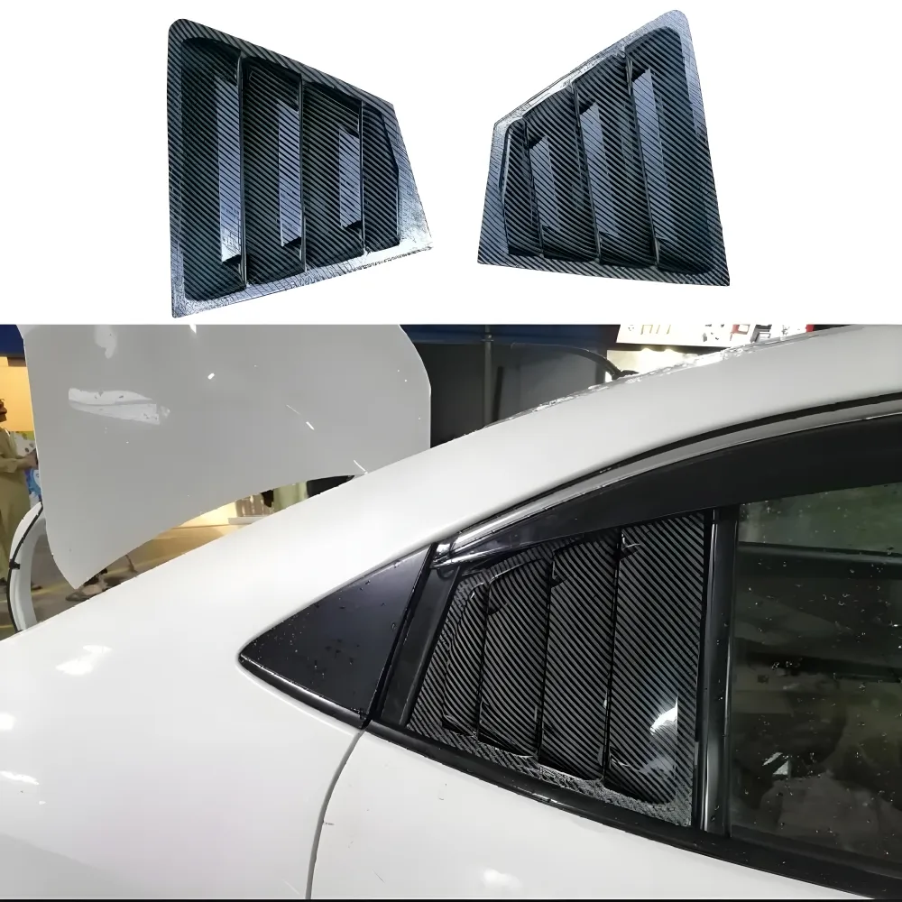 Toyota Yaris Carbon Fiber Quarter Louvers